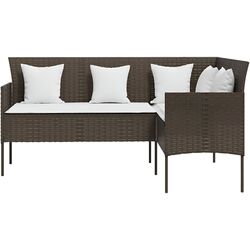 Диван VidaXL 318583 (Brown/White) Thumb