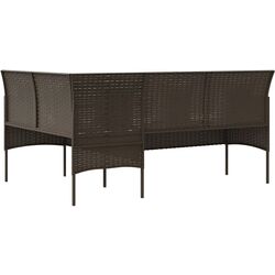 Диван VidaXL 318583 (Brown/White) Thumb