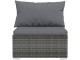 Canapea modulară de gradina VidaXL 3101429 (Gray)