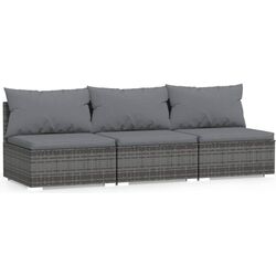 Canapea modulară de gradina VidaXL 317517 (Gray) Thumb