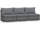 Canapea modulară de gradina VidaXL 317517 (Gray)