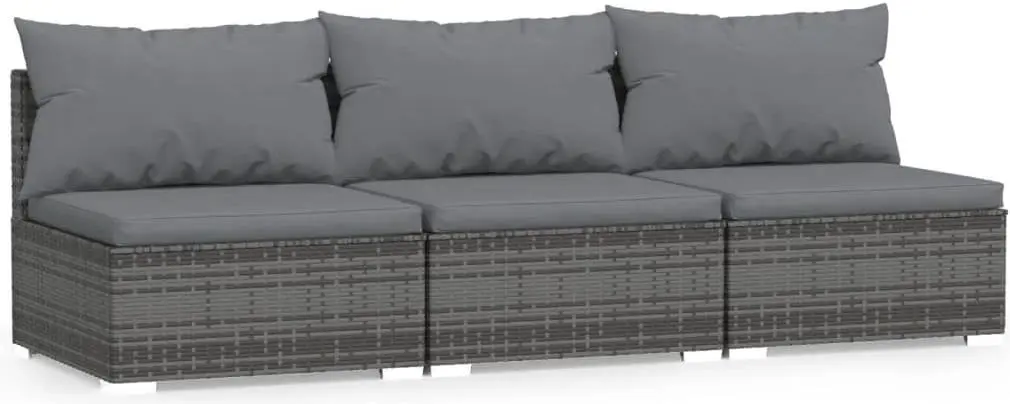 Canapea modulară de gradina VidaXL 317517 (Gray)