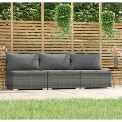Модульный садовый диван VidaXL 317517 (Gray)