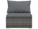 Canapea modulară de gradina VidaXL 317517 (Gray)