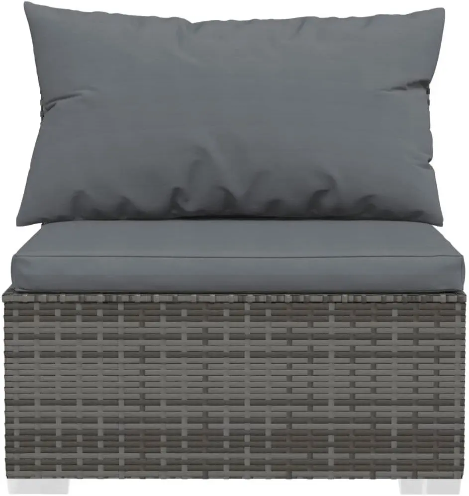 Canapea modulară de gradina VidaXL 317517 (Gray)
