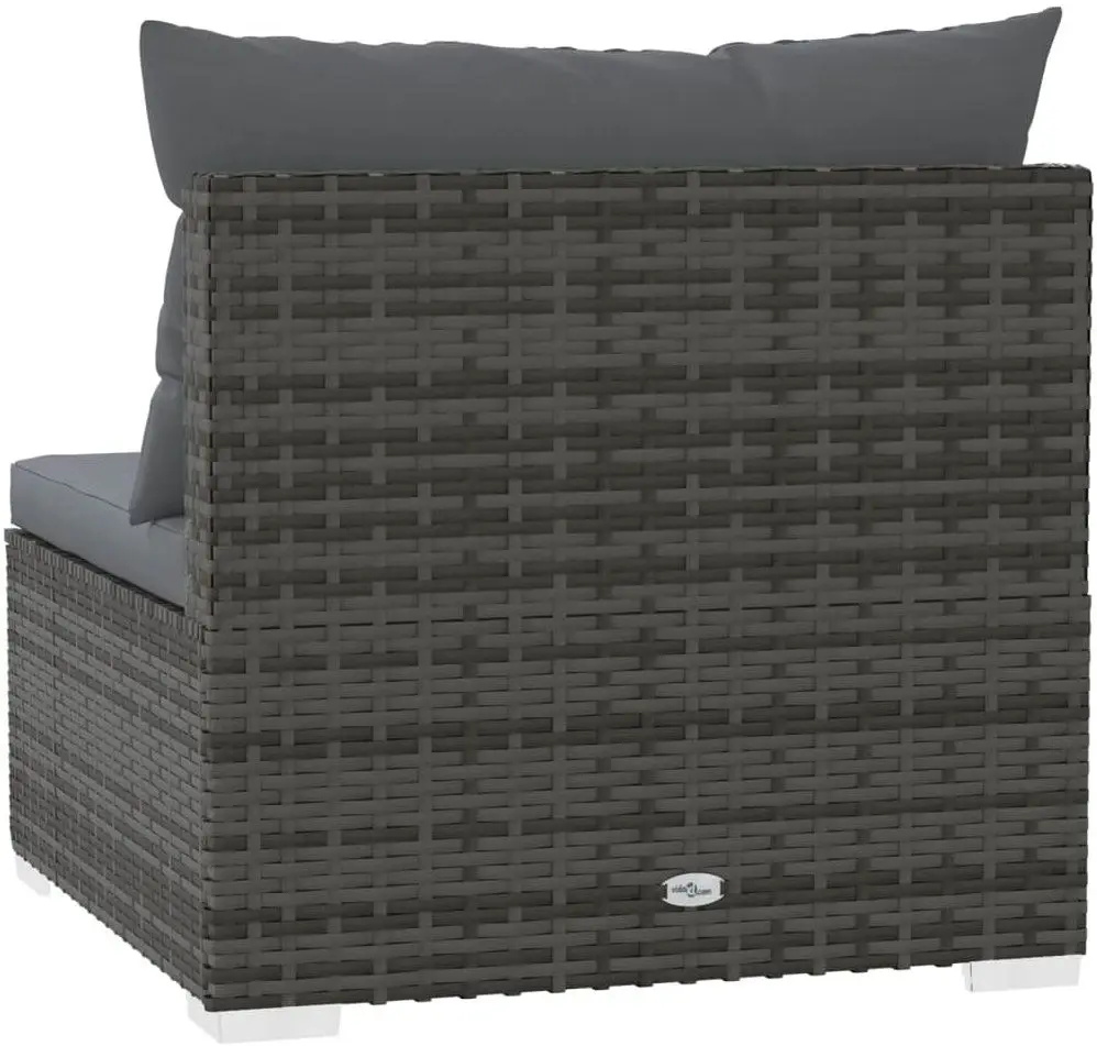 Canapea modulară de gradina VidaXL 317517 (Gray)