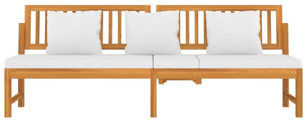 Canapea de gradina VidaXL 312144 (Natural/Cream)