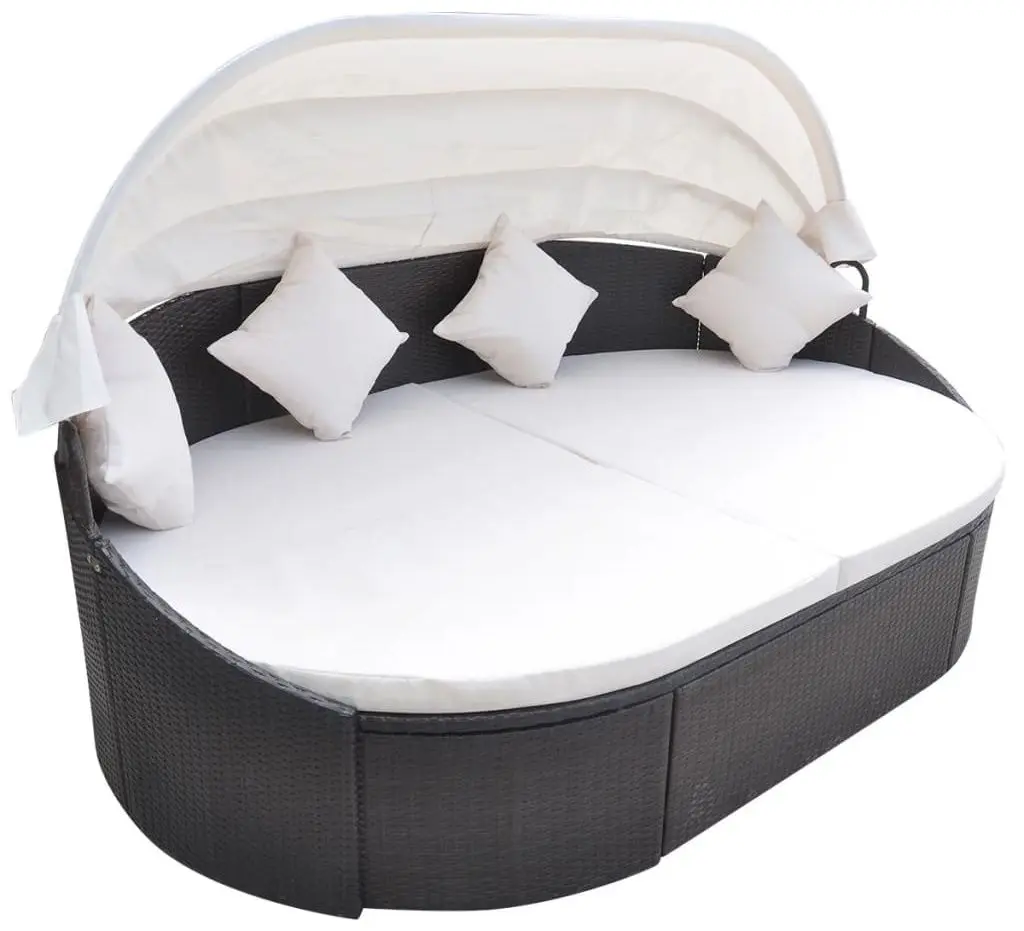 Canapea de gradina VidaXL 41831 (Brown/Cream)