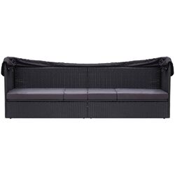 Canapea de gradina VidaXL 46092 (Black) Thumb