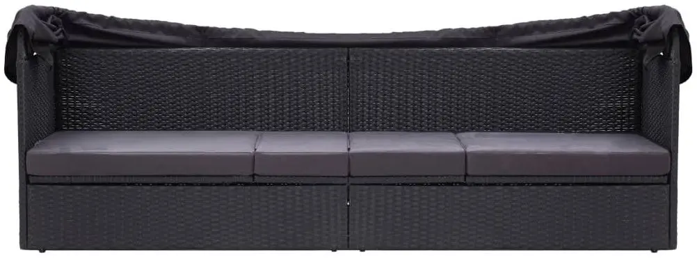 Canapea de gradina VidaXL 46092 (Black)