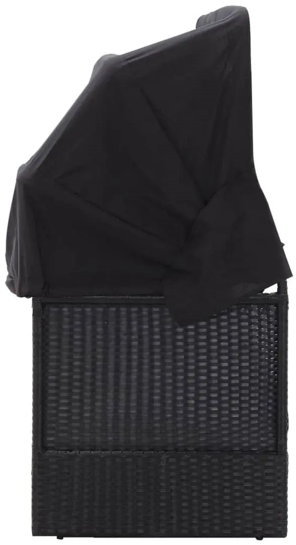 Canapea de gradina VidaXL 46092 (Black)