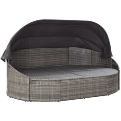 Canapea de grădină VidaXL 46093 (Grey/Anthracite) Thumb