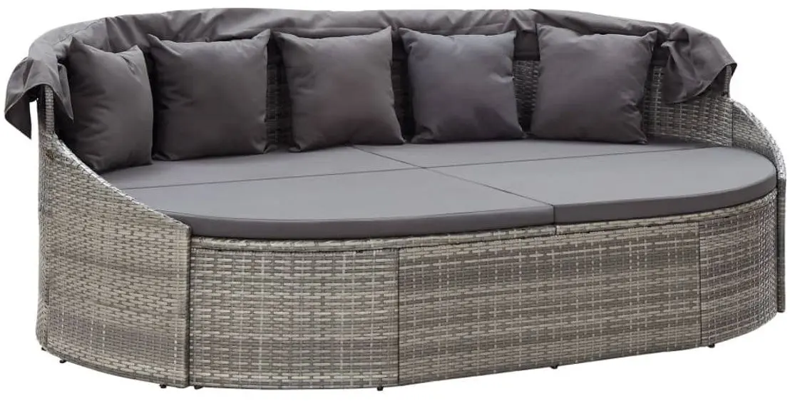 Canapea de grădină VidaXL 46093 (Grey/Anthracite)