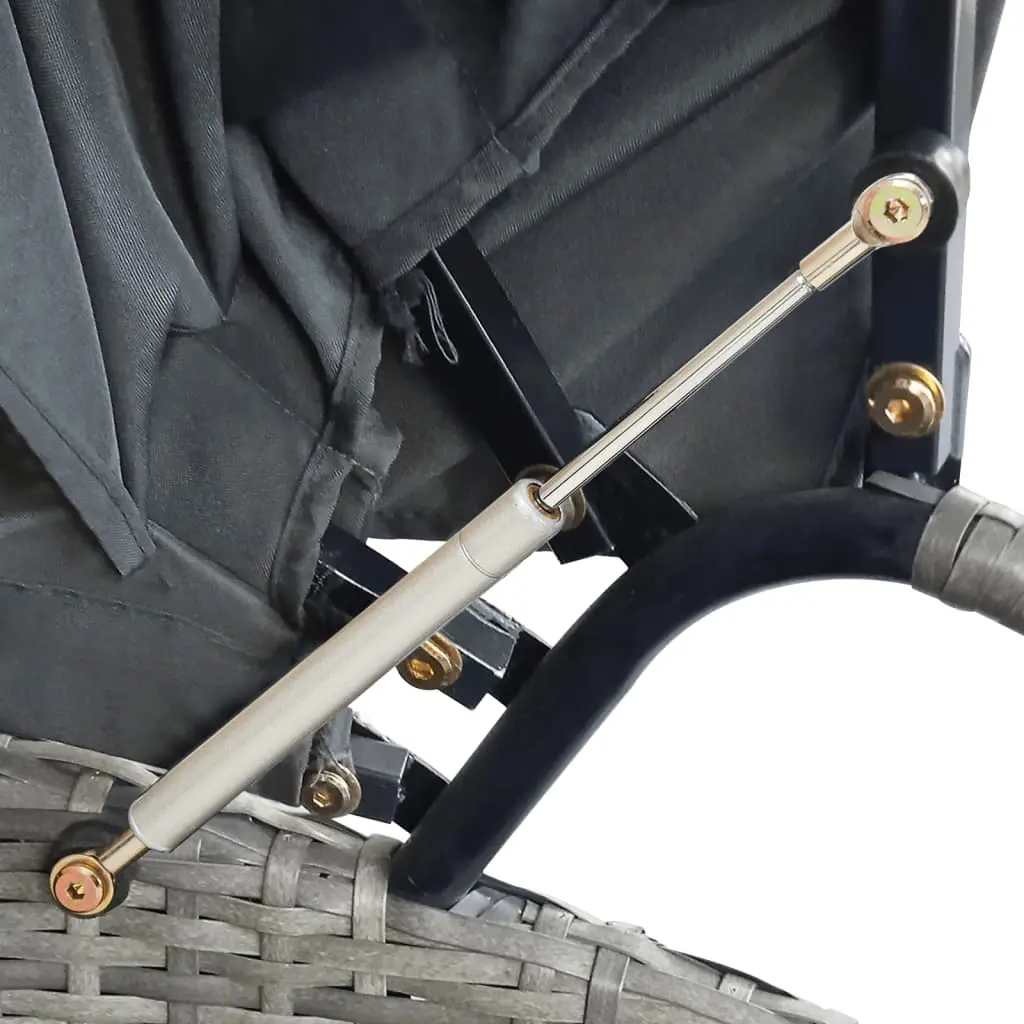 Canapea de grădină VidaXL 46093 (Grey/Anthracite)