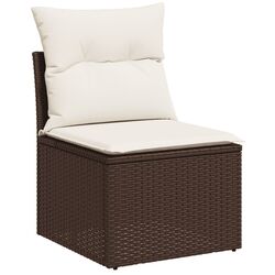 Садовый модульный диван VidaXL 3251190 (Brown/Cream) Thumb