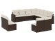 Set mobila de gradina VidaXL 3251470 (Brown/Cream)