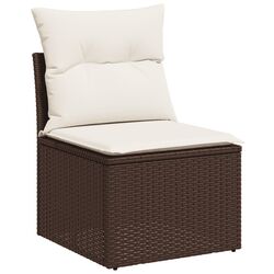 Set mobila de gradina VidaXL 3251470 (Brown/Cream) Thumb