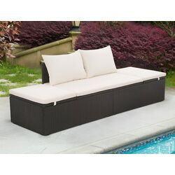 Садовый модульный диван VidaXL 43953 (Black/White)