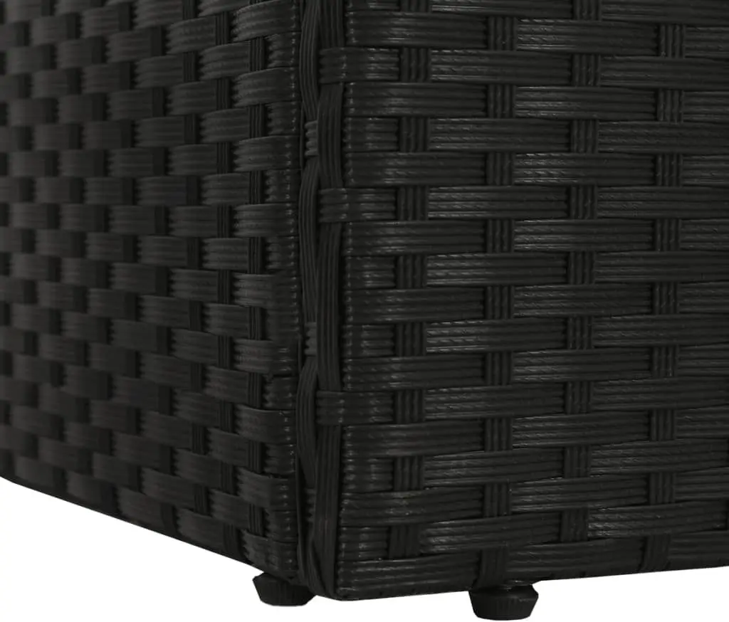 Canapea modulară de grădină VidaXL 43953 (Black/White)