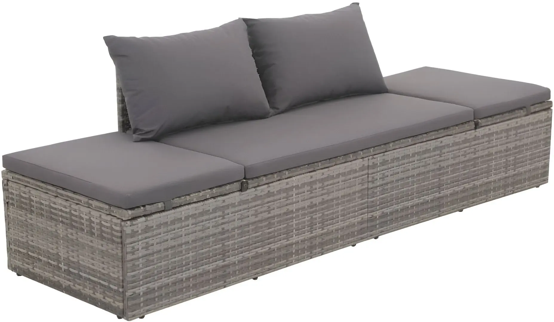 Canapea modulară de grădină VidaXL 43955 (Grey)