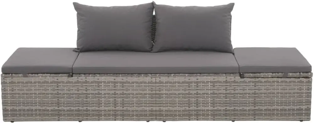 Canapea modulară de grădină VidaXL 43955 (Grey)