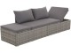 Canapea modulară de grădină VidaXL 43955 (Grey)