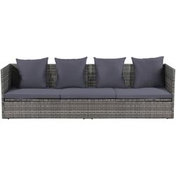 Садовый модульный диван VidaXL 43959 (Grey) Thumb