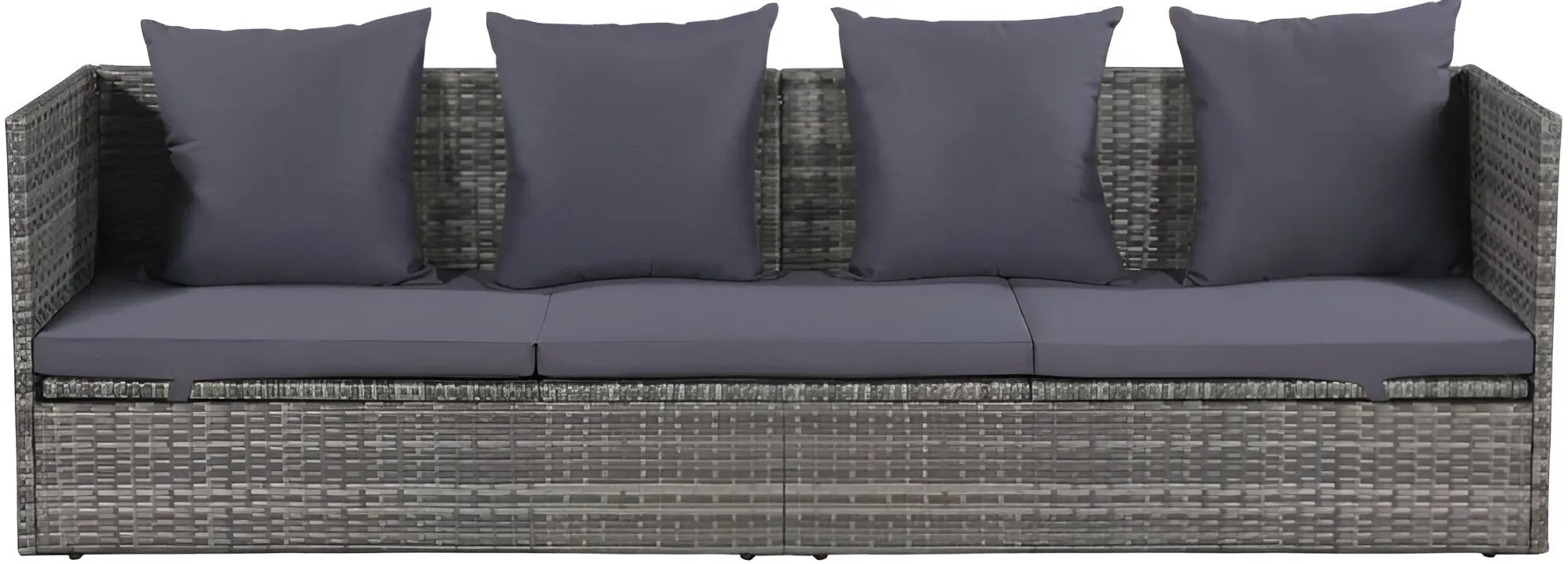 Садовый модульный диван VidaXL 43959 (Grey)