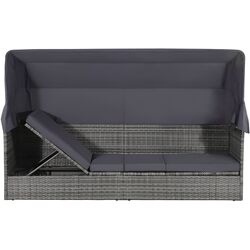 Canapea modulară de grădină VidaXL 43962 (Grey) Thumb