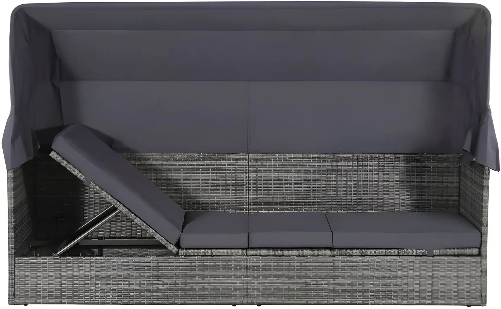 Canapea modulară de grădină VidaXL 43962 (Grey)