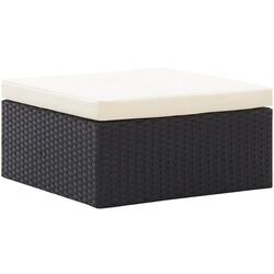 Canapea modulară de grădină VidaXL 46156 (Black/White) Thumb