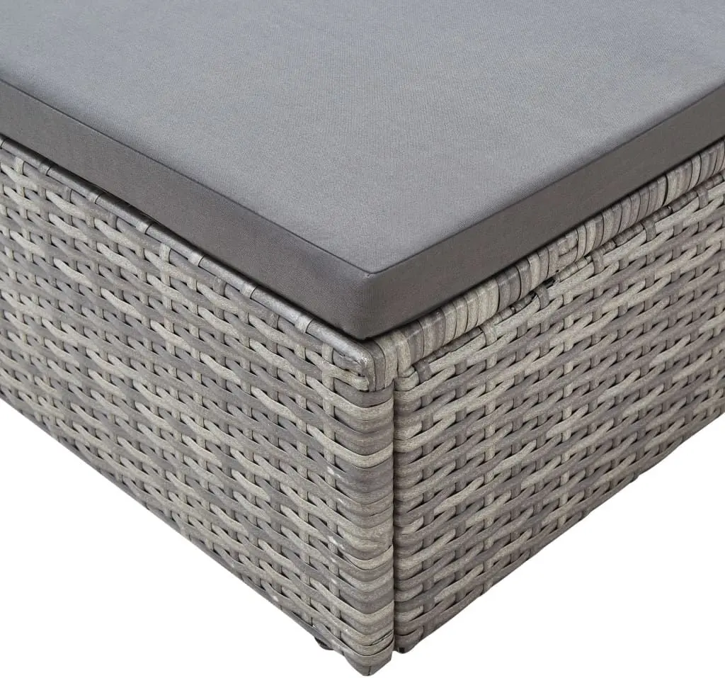 Canapea modulară de grădină VidaXL 46158 (Grey)
