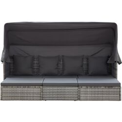 Canapea modulară de grădină VidaXL 46158 (Grey) Thumb