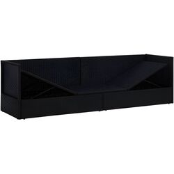 Canapea modulară de grădină VidaXL 49391 (Black/White) Thumb