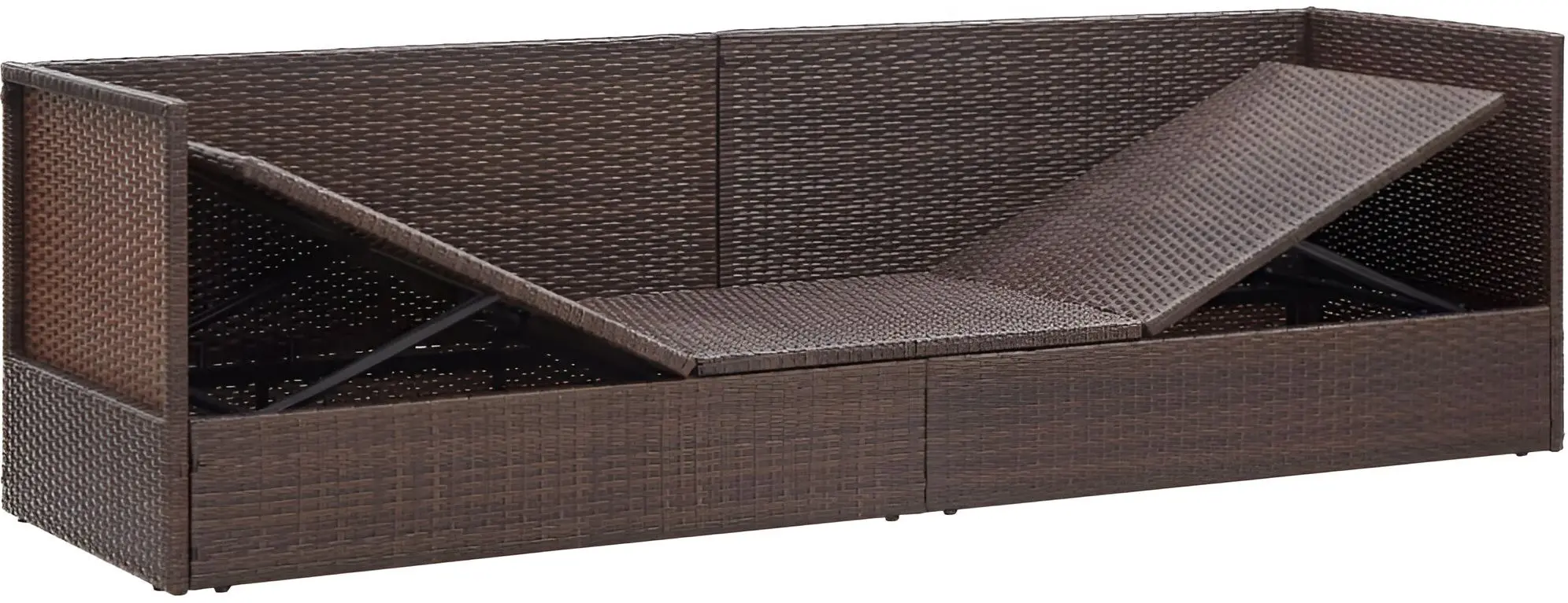 Canapea modulară de grădină VidaXL 49392 (Brown/White)