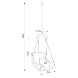 Качели 4iQ Alpha Ham000025 (Beige) Thumb