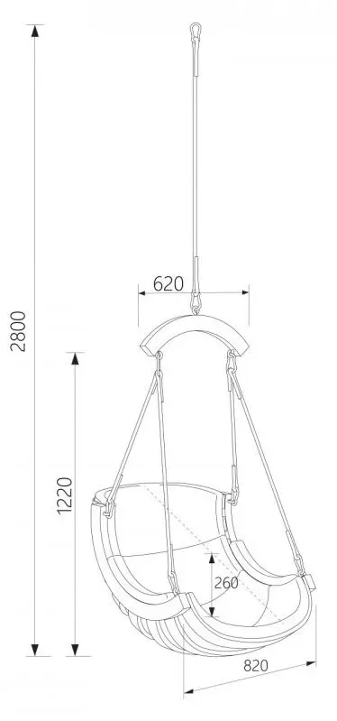 Качели 4iQ Alpha Ham000025 (Beige) - 3