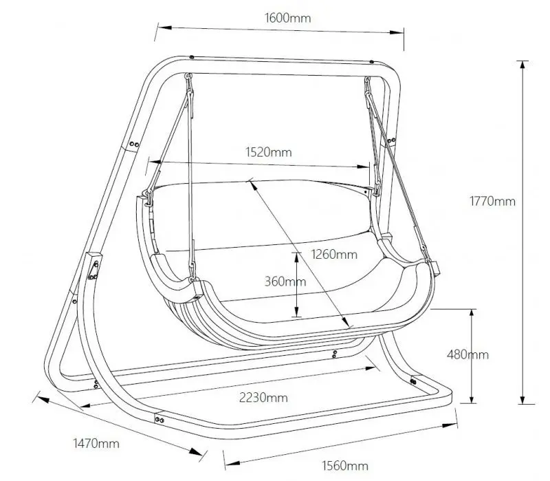 Качели 4iQ Alpha Ham000028 (Green) - 3