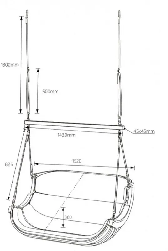 Качели 4iQ Alpha Ham000047 (Beige) - 3