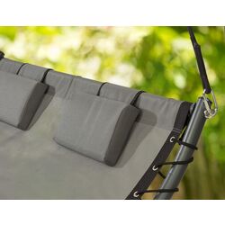 Шезлонг-качели с тентом Blumfeldt Palermo 10034774 (Grey/Beige) Thumb