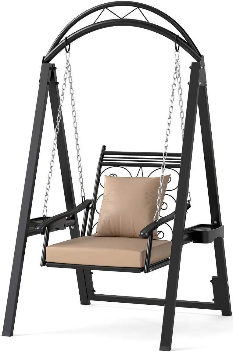 Садовые качели Costway NP12470BK (Black) - 2