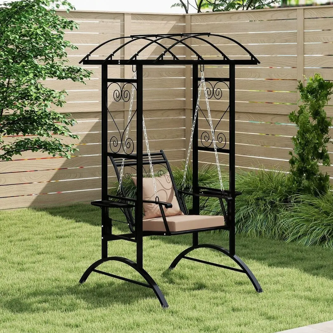 Садовые качели Costway NP12471BK (Black)