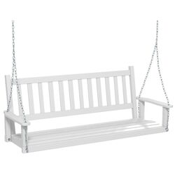 Скамья-качели Costway NP11446WH (White) Thumb