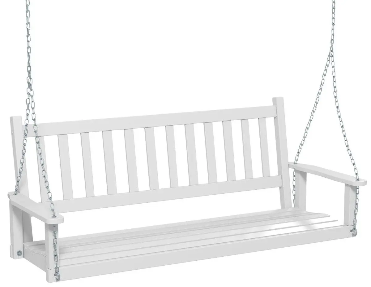 Скамья-качели Costway NP11446WH (White) - 2