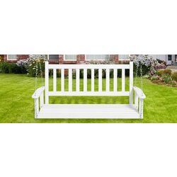 Скамья-качели Costway NP11446WH (White) Thumb