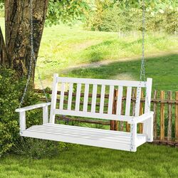 Скамья-качели Costway NP11446WH (White)