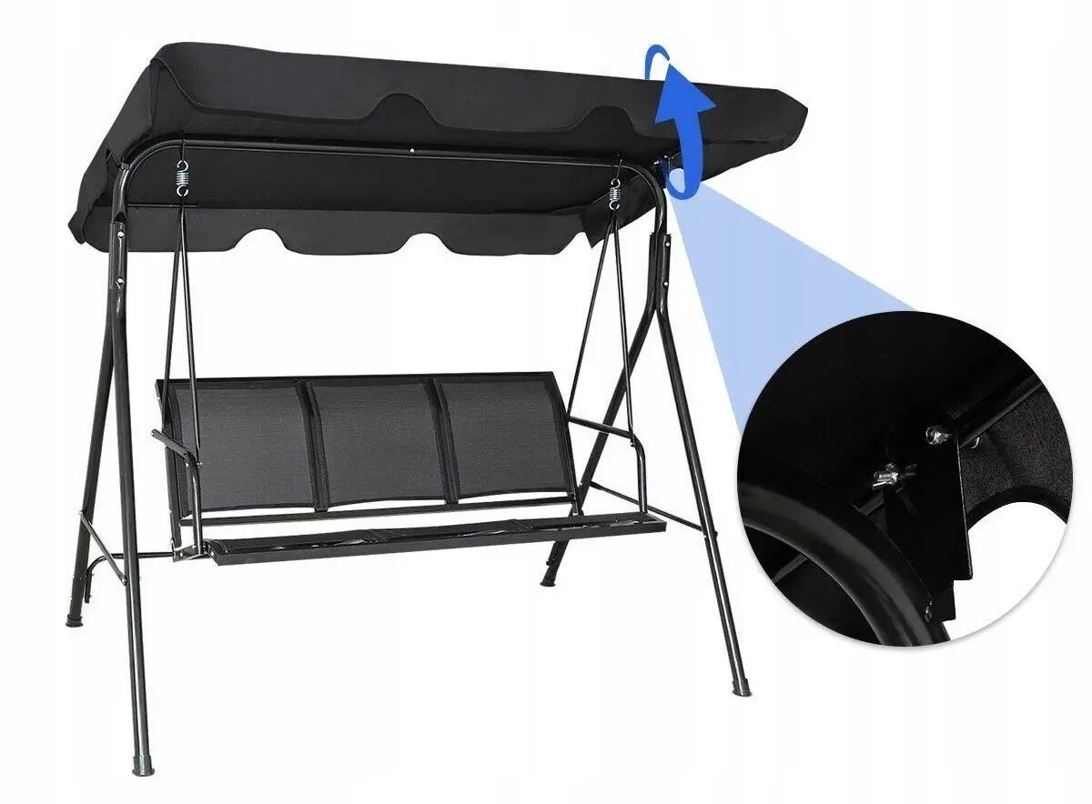 Скамья-качели Costway OP70492BK (Black)