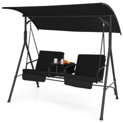 Scaun balansoar Costway NP10493DK (Black) Thumb