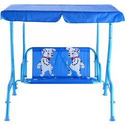 Scaun balansoar Costway OP3036 (Blue) Thumb