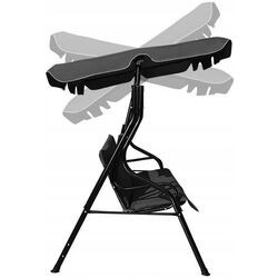 Scaun balansoar Costway OP70491BK (Black) Thumb